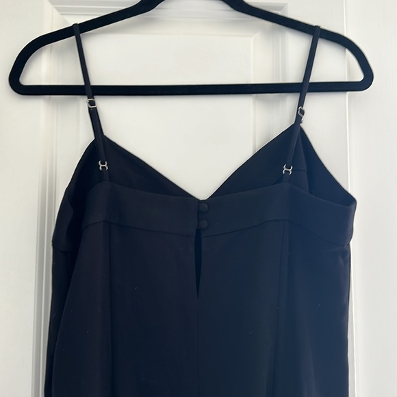 DONATE NWT Ann Taylor Black Midi Slip Dress with adjustable Strap Sz: 8 - Picture 3 of 5